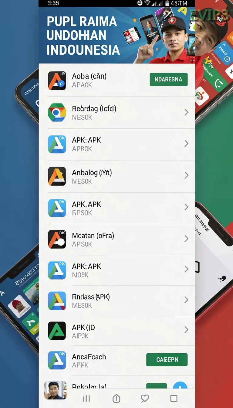 Cuplikan layar WWGSLOT — menu navigasi